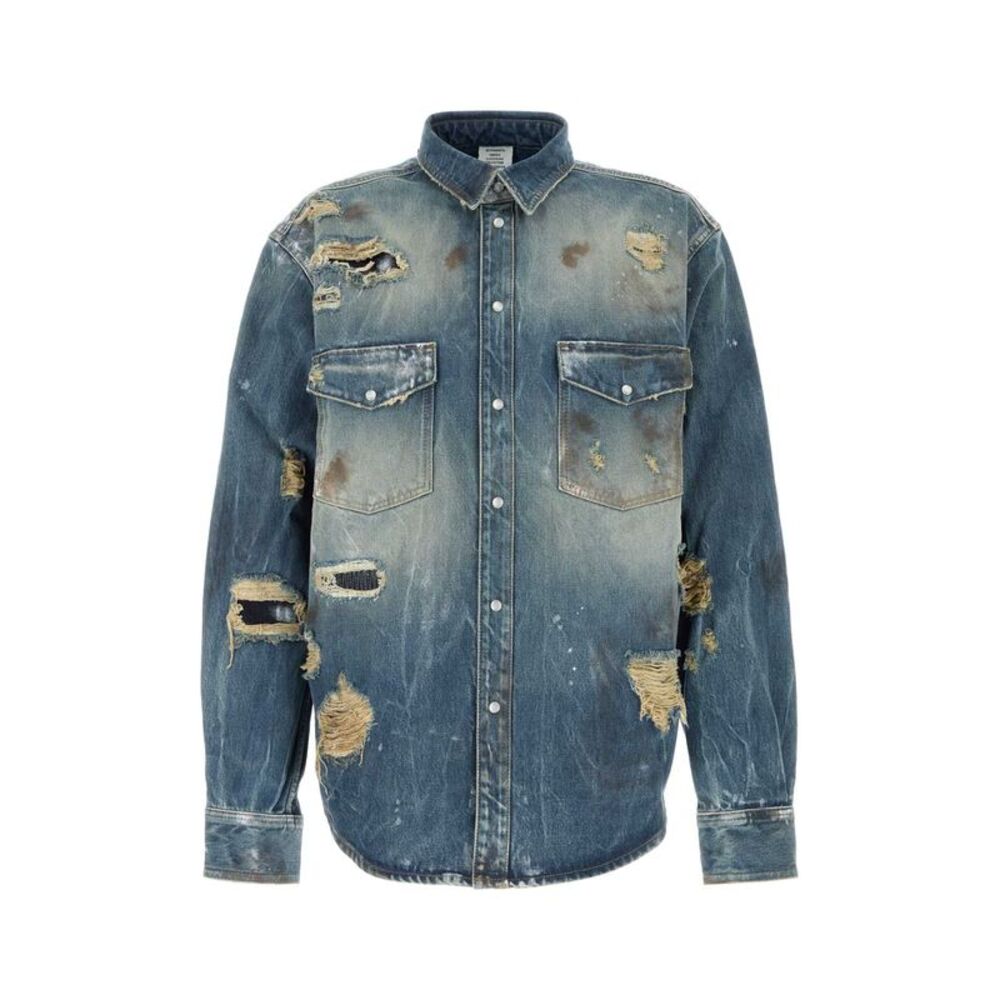 Vetements Men Denim Shirt